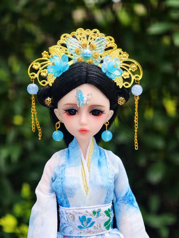 LINYARTH 1/6 BJD Doll Hand-Painted Chinese Ancient Style Anime Doll Set (Die)