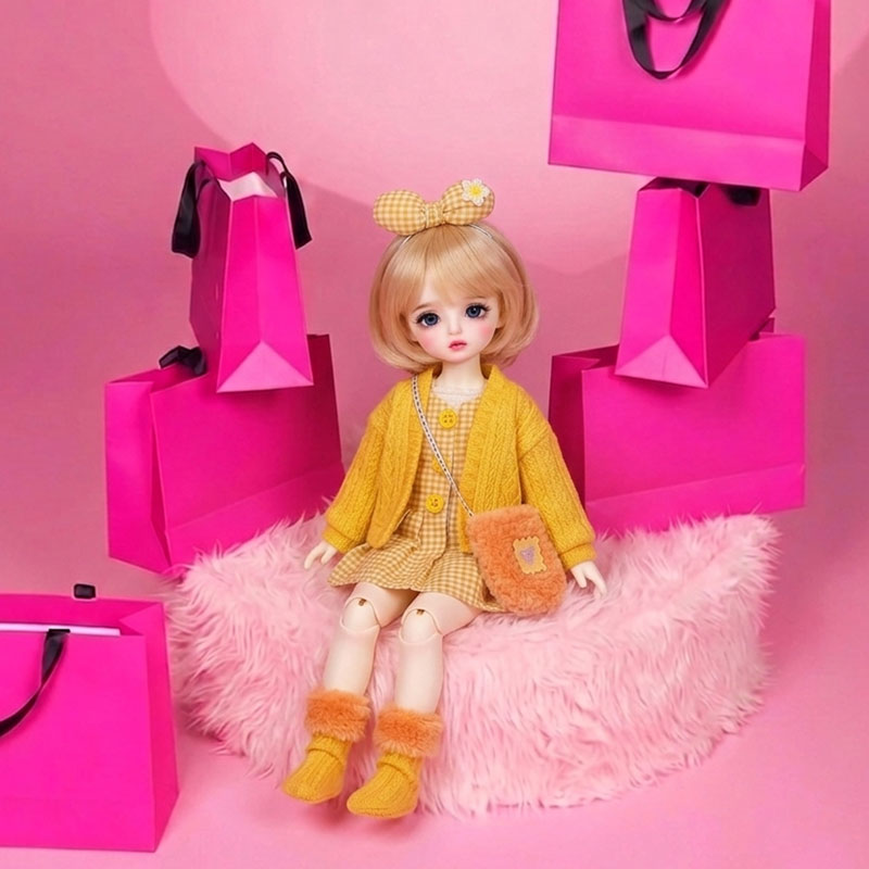 1/6 BJD Clothes 30cm Action Figure Outfits Hook&Loop Non-Fade Washable