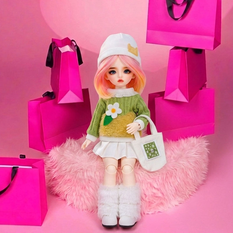 1/6 BJD Clothes 30cm Action Figure Outfits Hook&Loop Non-Fade Washable