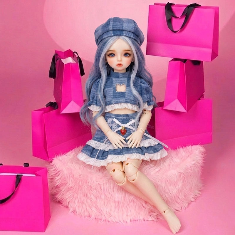 1/6 BJD Clothes 30cm Action Figure Outfits Hook&Loop Non-Fade Washable