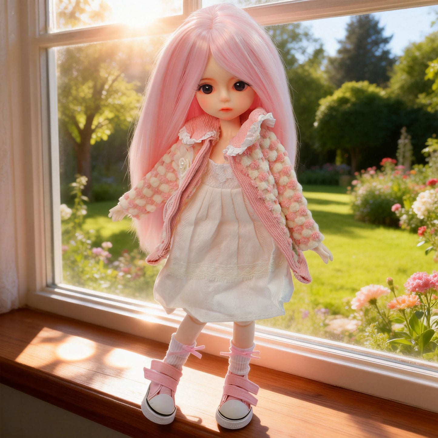 1/6 BJD Doll Mimi Balletcore 30cm Hand-Painted Face Poseable Gift (Mimi)