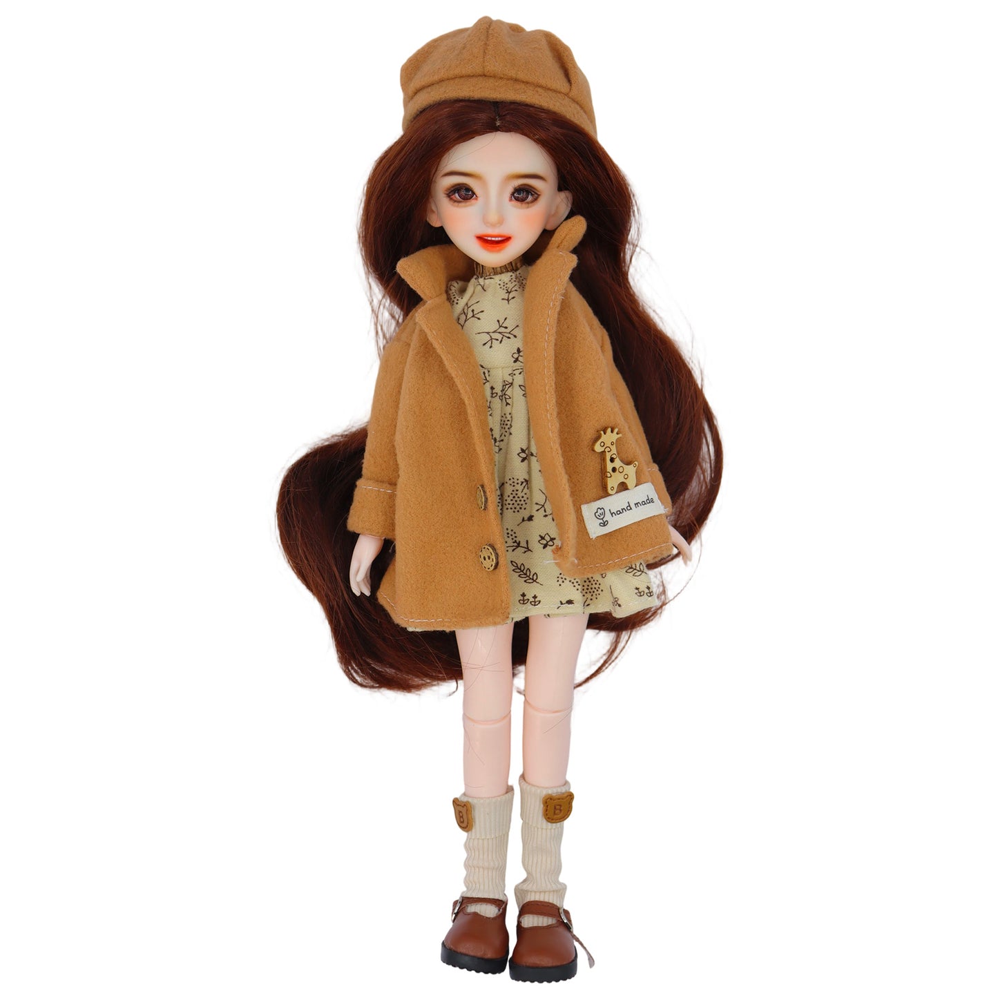 1/6 BJD Doll Autumn Literary Theme 30cm Hand-Painted Face Poseable Gift (Autumn)