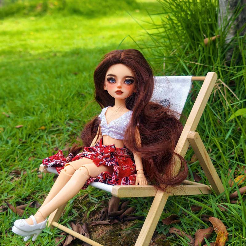 1/6 Hand-Painted BJD Doll Tropical Surf Vacation Poseable Smart Doll (Marena)