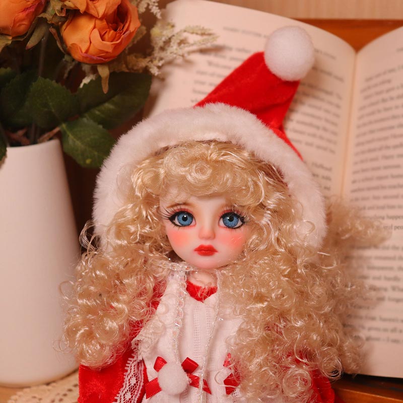 1/6 BJD Doll Christmas Elf 30cm Hand-Painted Face Collectible Gift (Clara)