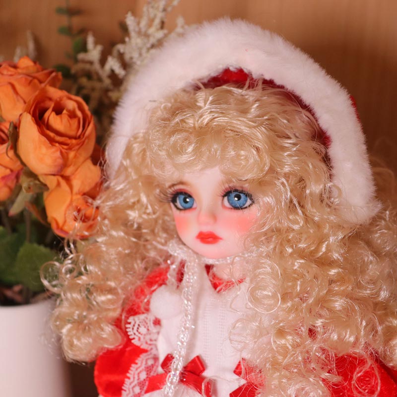 1/6 BJD Doll Christmas Elf 30cm Hand-Painted Face Collectible Gift (Clara)