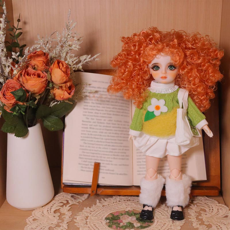 1/6 BJD Doll Spring Elf Hand-Painted Face 30cm Collectible Gift (Poppy)