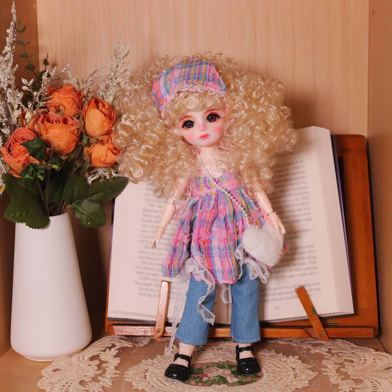 1/6 BJD Doll Seaside Illustrator Hand-Painted Face 30cm Collectible Gift（Lola）