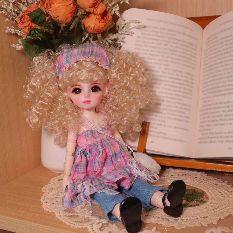 1/6 BJD Doll Seaside Illustrator Hand-Painted Face 30cm Collectible Gift（Lola）