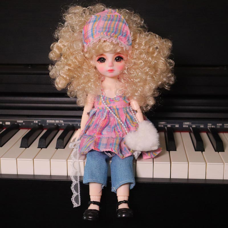 1/6 BJD Doll Seaside Illustrator Hand-Painted Face 30cm Collectible Gift（Lola）