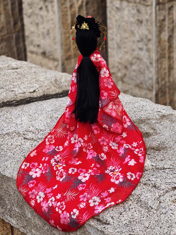 LINYARTH 1/6 BJD Doll Hand-Painted Chinese Ancient Style Anime Doll Set (Ning)