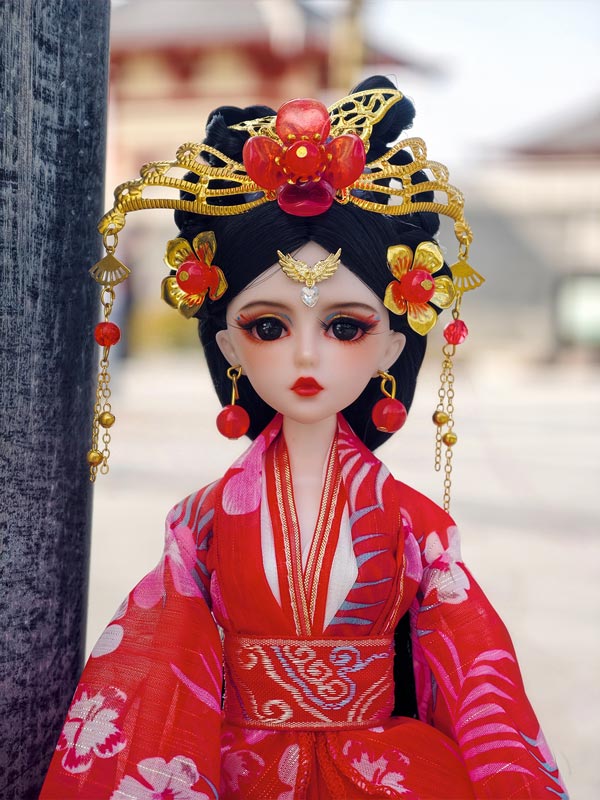 LINYARTH 1/6 BJD Doll Hand-Painted Chinese Ancient Style Anime Doll Set (Ning)