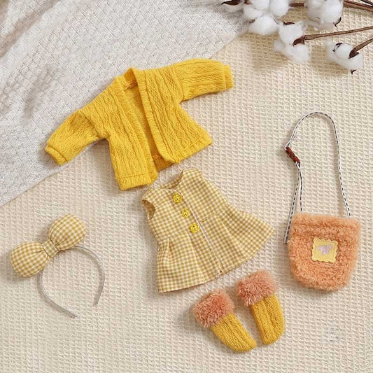 1/6 BJD Clothes 30cm Action Figure Outfits Hook&Loop Non-Fade Washable