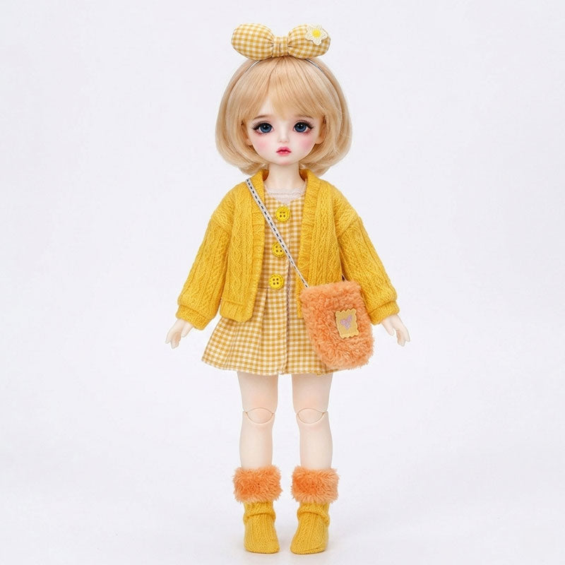 1/6 BJD Clothes 30cm Action Figure Outfits Hook&Loop Non-Fade Washable
