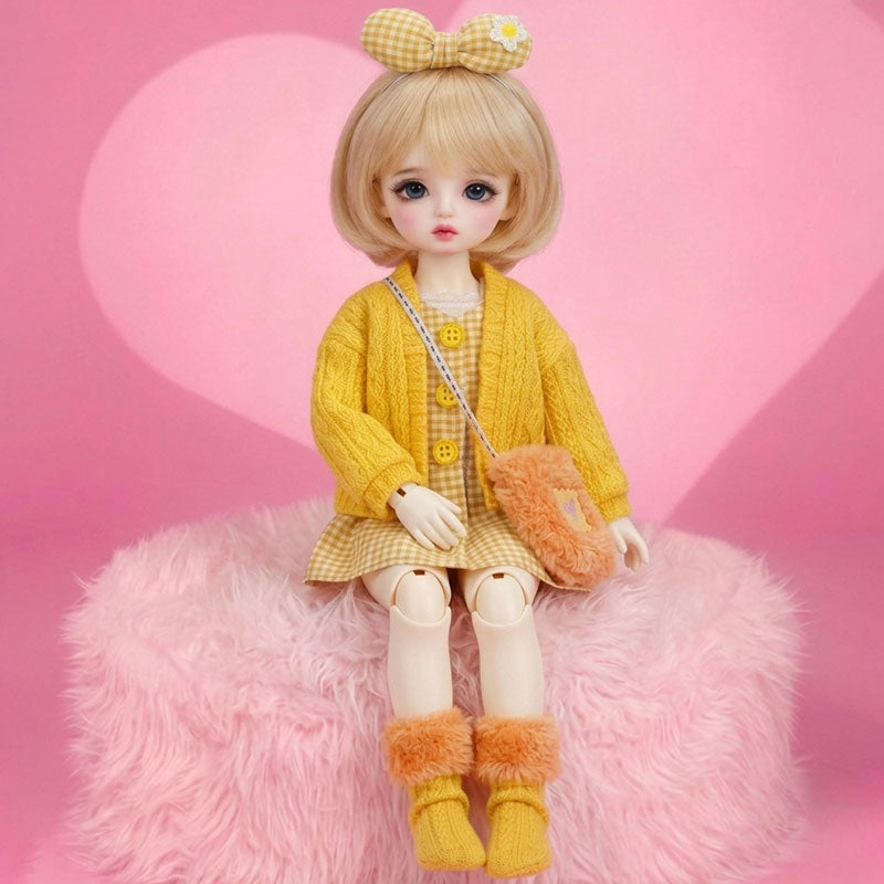 1/6 BJD Clothes 30cm Action Figure Outfits Hook&Loop Non-Fade Washable