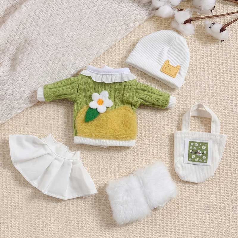 1/6 BJD Clothes 30cm Action Figure Outfits Hook&Loop Non-Fade Washable