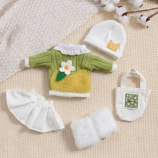 1/6 BJD Clothes 30cm Action Figure Outfits Hook&Loop Non-Fade Washable