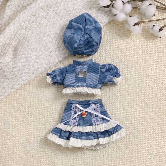 1/6 BJD Clothes 30cm Action Figure Outfits Hook&Loop Non-Fade Washable