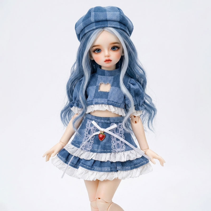 1/6 BJD Clothes 30cm Action Figure Outfits Hook&Loop Non-Fade Washable