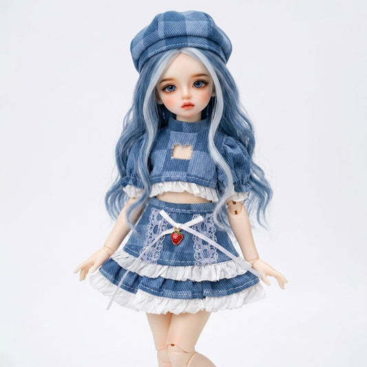 1/6 BJD Clothes 30cm Action Figure Outfits Hook&Loop Non-Fade Washable