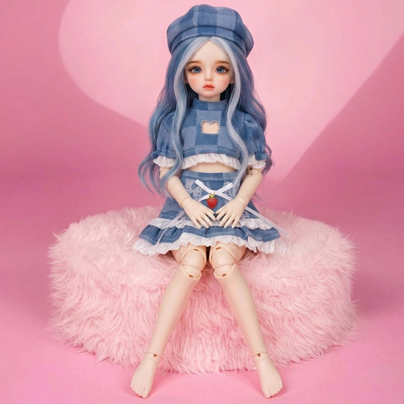 1/6 BJD Clothes 30cm Action Figure Outfits Hook&Loop Non-Fade Washable