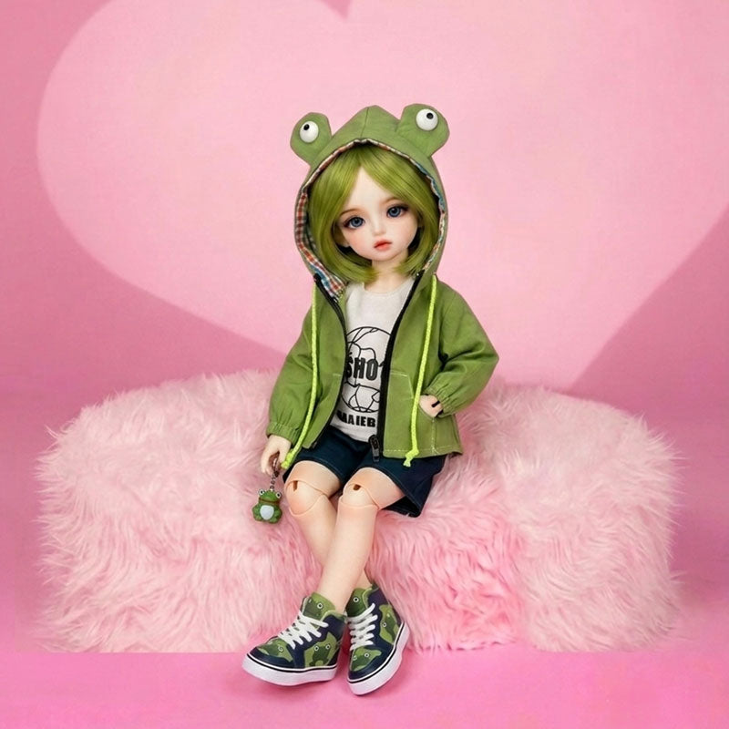 1/6 BJD Clothes 30cm Action Figure Outfits Hook&Loop Non-Fade Washable