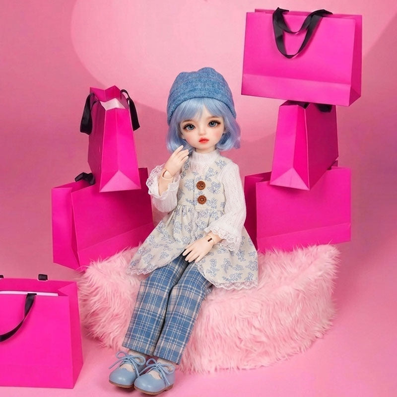 1/6 BJD Clothes 30cm Action Figure Outfits Hook&Loop Non-Fade Washable