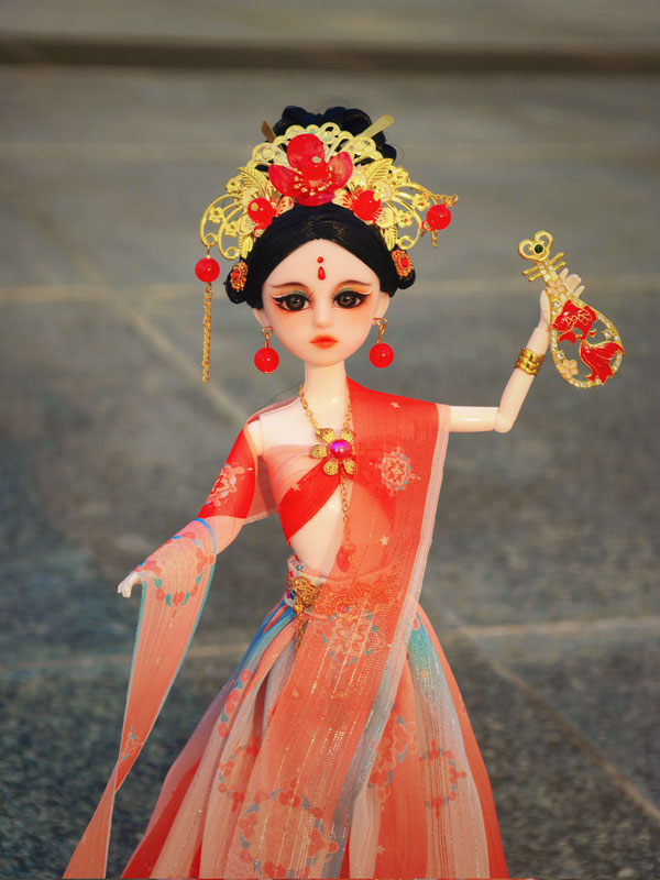LINYARTH 1/6 BJD Doll Hand-Painted Chinese Ancient Style Anime Doll Set (Yao)