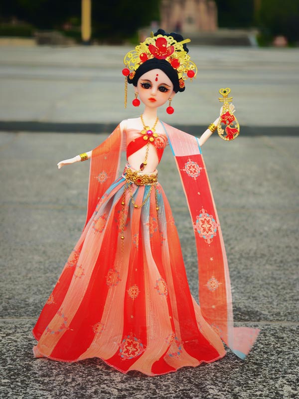 LINYARTH 1/6 BJD Doll Hand-Painted Chinese Ancient Style Anime Doll Set (Yao)